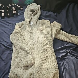 Secret Treasures Cream Hooded Fleece Onesie